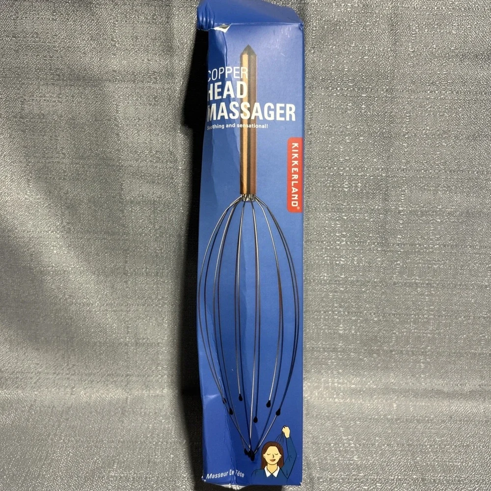 Kikkerland‎ Head & Scalp Massager Manual Handheld Lightweight Copper